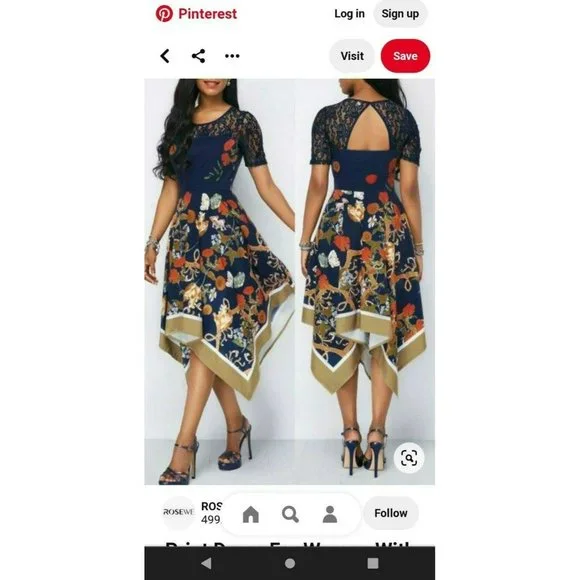 Rosewe | Dresses | Ladies Navy Floral Dress Butterfly Style Bottom With Lace Size Xl | Poshmark Rosewe | Dresses | Ladies Navy Floral Dress Butterfly Style Bottom With Lace Size Xl | Poshmark
